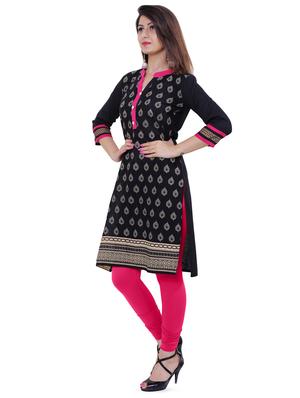 printed straight kurta - 16596558 - Standard Image - 2