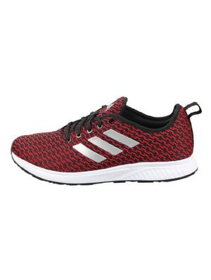 red fabric lace up sport shoe - 16599261 - Standard Image - 2