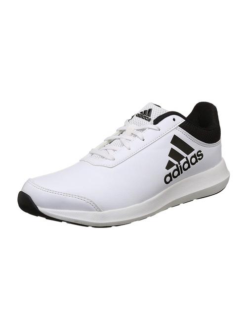 white leatherette lace up sport shoe - 16599336 - Very Small Image - 1