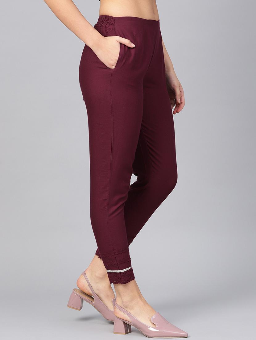 solid straight tapered pant - 16599677 - Zoom Image - 2