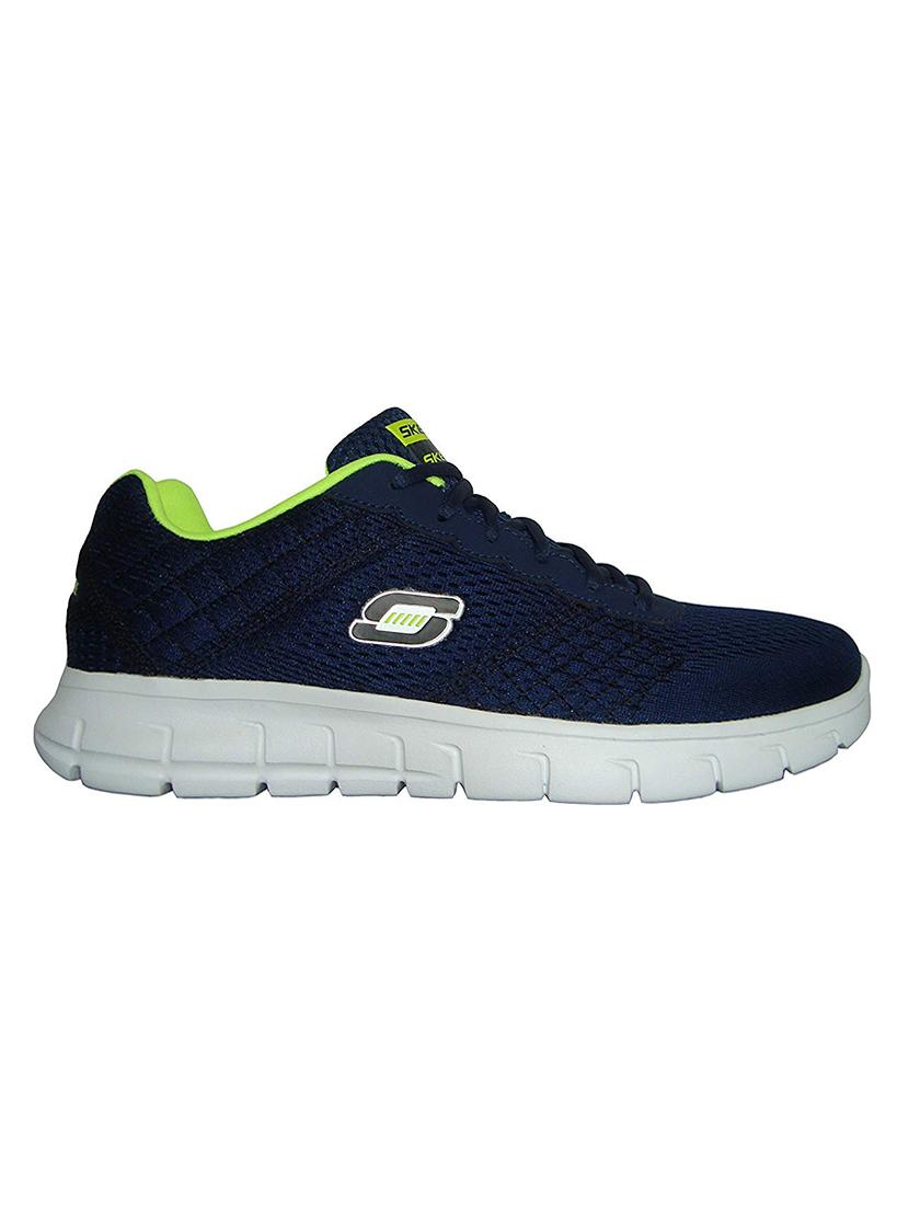 blue lace up sport shoes - 16600634 - Zoom Image - 2