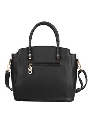 black leatherette (pu) regular handbag - 16600959 - Standard Image - 2