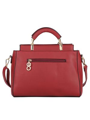 red leatherette (pu) regular handbag - 16600976 - Standard Image - 2