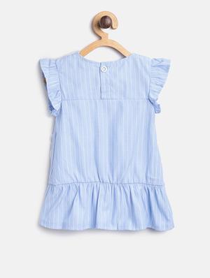 blue quirky patch cotton frock - 16601509 - Standard Image - 2