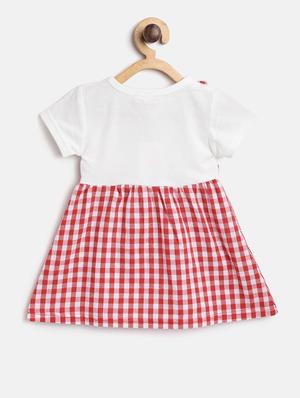 red cotton frock - 16601566 - Standard Image - 2