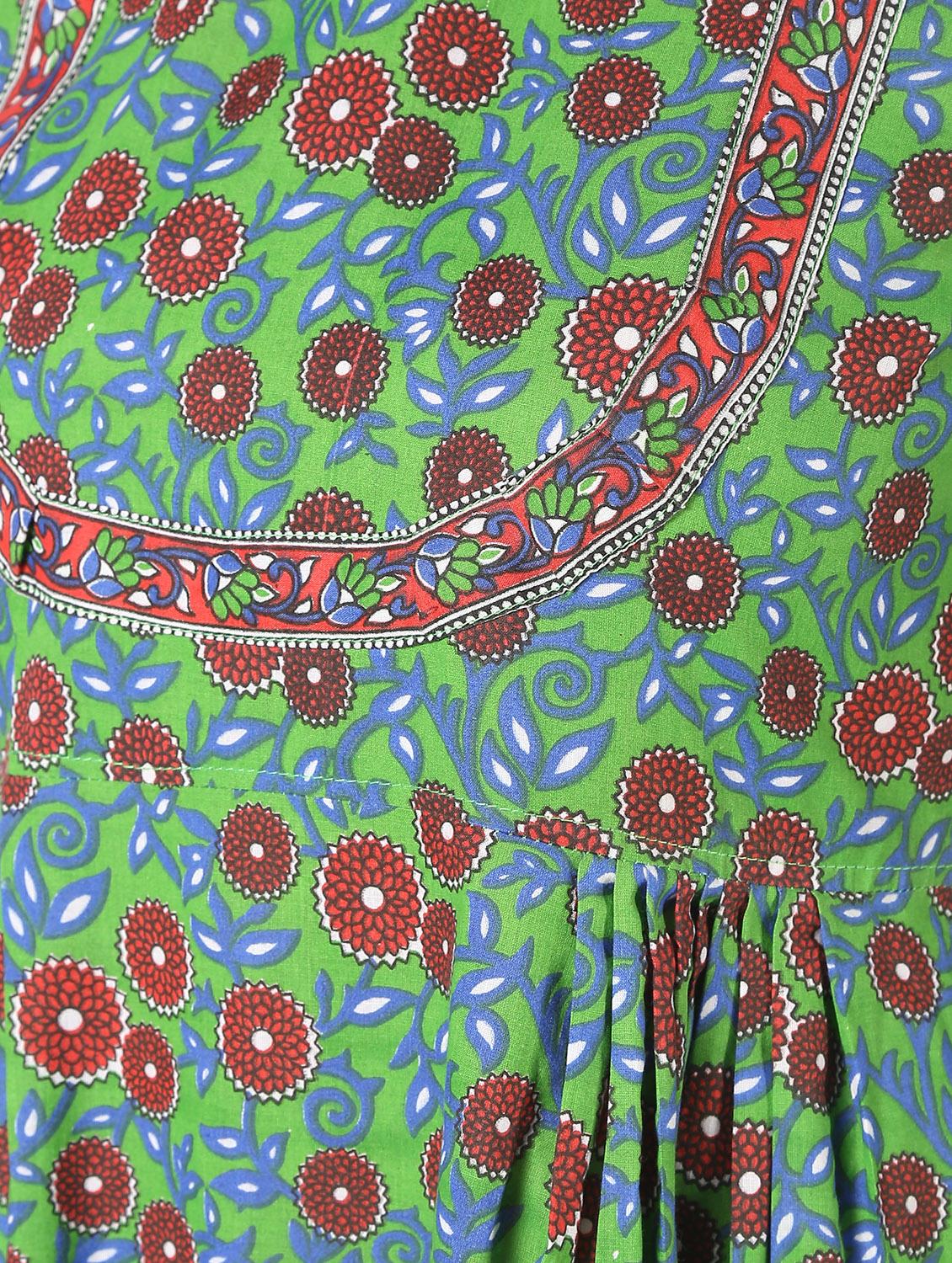 printed high-low kurta - 16601599 - Zoom Image - 5