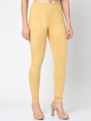 solid lycra leggings - 16601812 - Standard Image - 2
