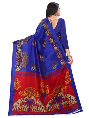 conversational mysore silk saree with blouse - 16601973 - Standard Image - 2