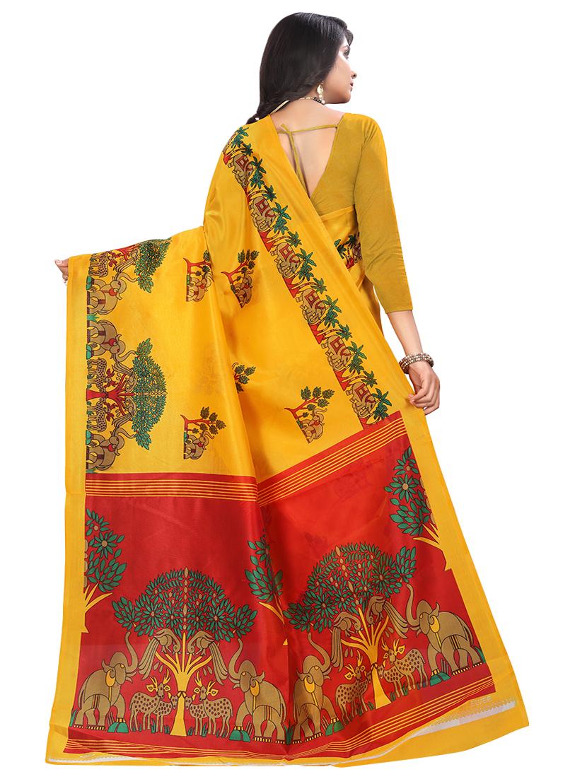 conversational mysore silk saree with blouse - 16601976 - Zoom Image - 2