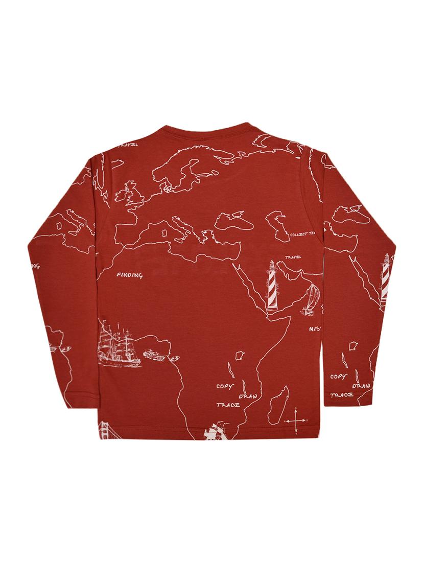 crew neck quirky print shirt - 16602080 - Zoom Image - 2