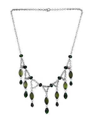 green glass chain necklace - 16602302 - Standard Image - 2
