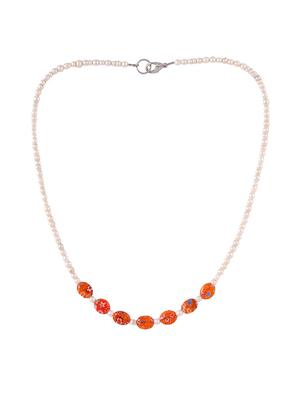 red glass statement necklace - 16602349 - Standard Image - 2