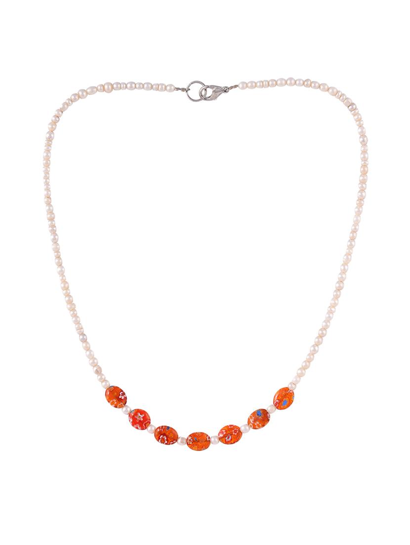 red glass statement necklace - 16602349 - Zoom Image - 2