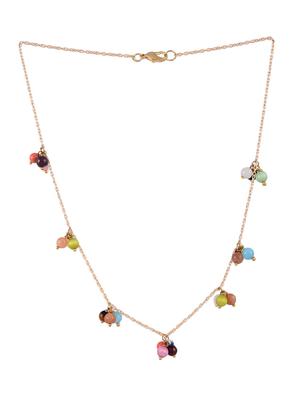 multi colored glass statement necklace - 16602360 - Standard Image - 2