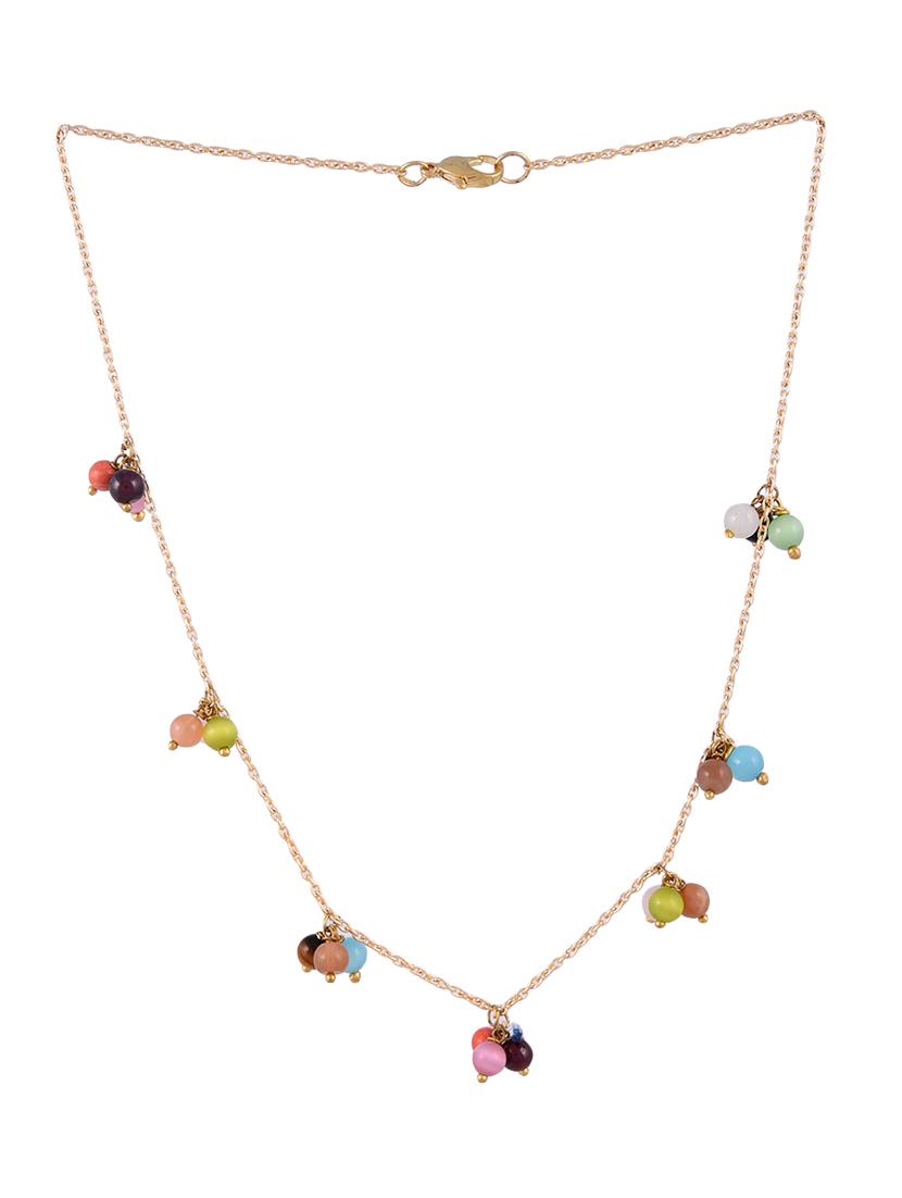 multi colored glass statement necklace - 16602360 - Zoom Image - 2