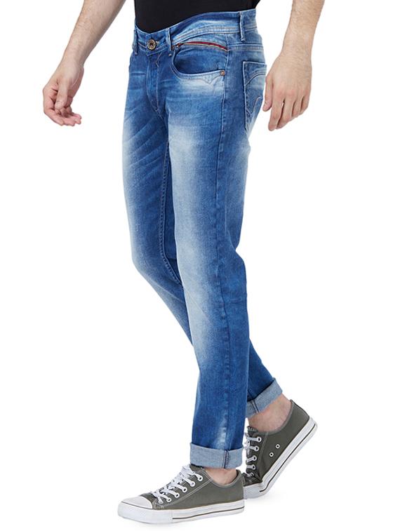 blue heavy washed jeans - 16602942 - Zoom Image - 2