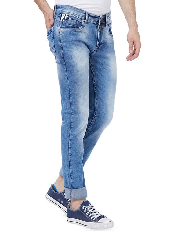 blue heavy washed jeans - 16602945 - Zoom Image - 2