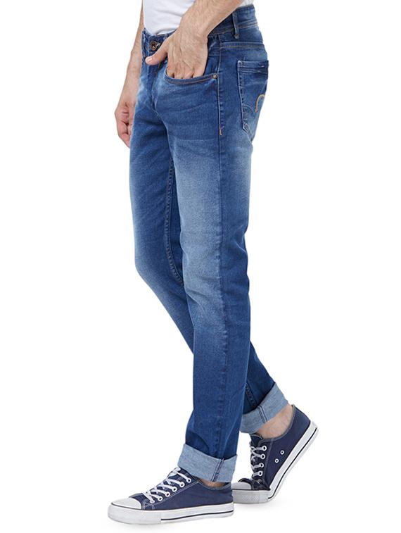 blue heavy washed jeans - 16602946 - Zoom Image - 2