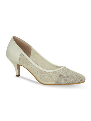 white slip on pumps - 16603018 - Standard Image - 2