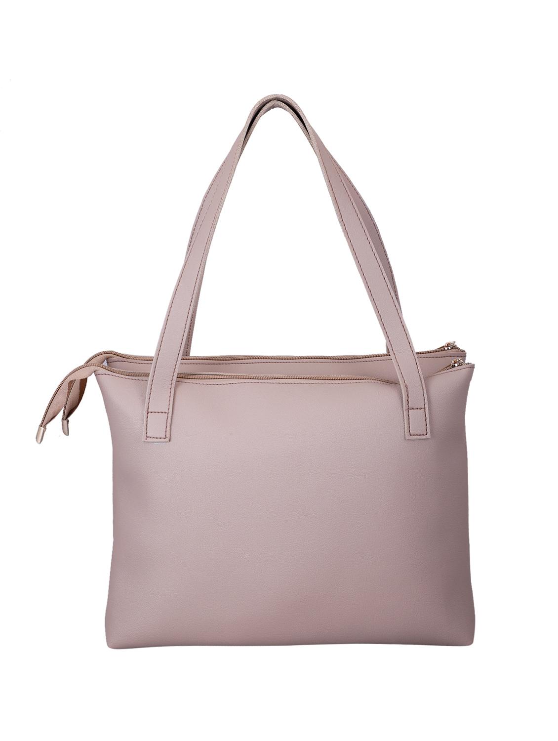 beige leatherette (pu) regular handbag - 16603484 - Zoom Image - 2