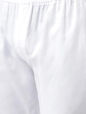 beige solid asymmetric kurta pyjama set - 16603660 - Standard Image - 5