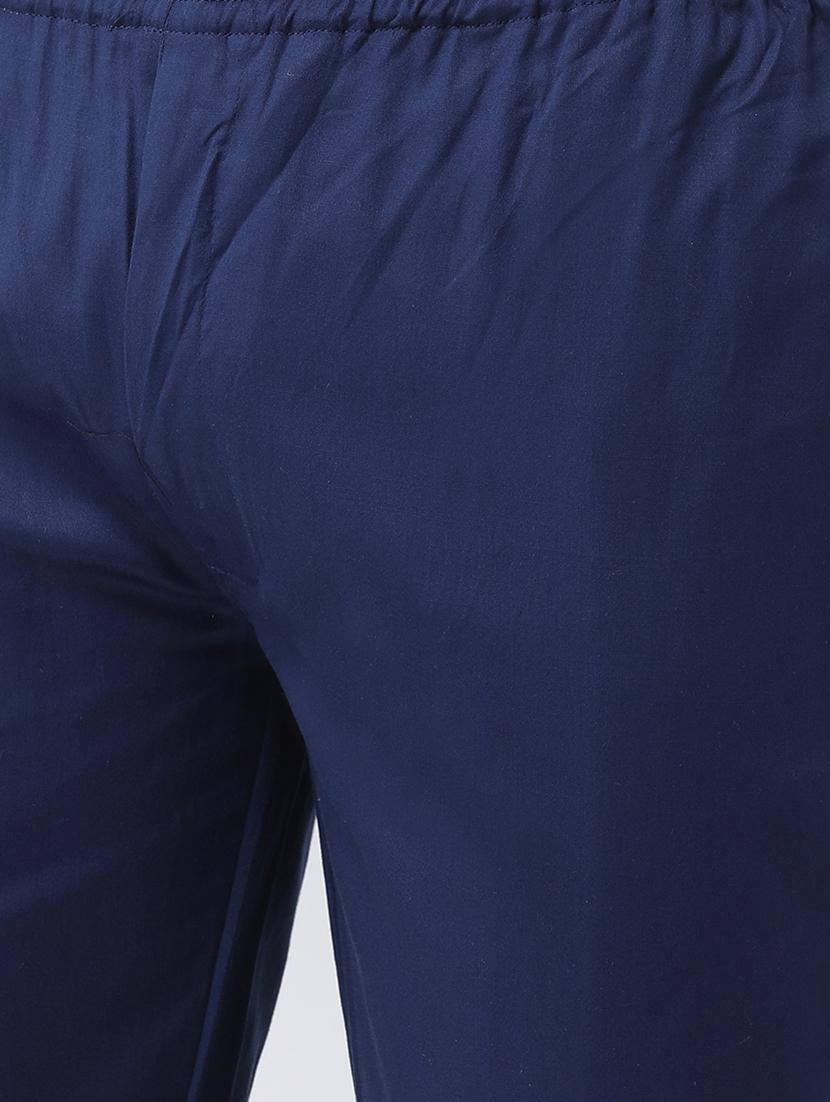 navy blue solid pathani set - 16603665 - Zoom Image - 5