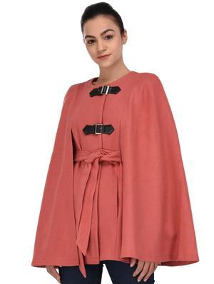button detail tie knot cape - 16603773 - Standard Image - 2