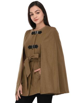 button detail tie knot cape - 16603774 - Standard Image - 2