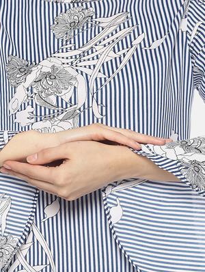 boat neck bell sleeved top - 16603796 - Standard Image - 5