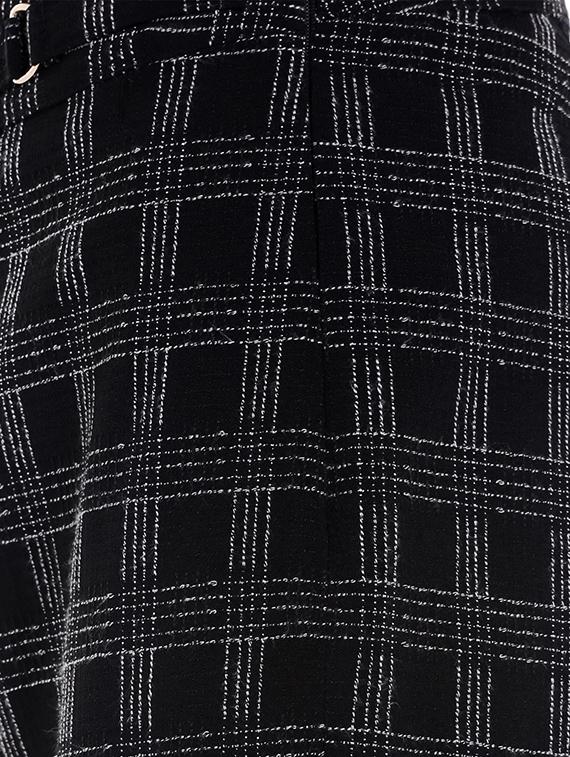 high rise belted checkered trouser - 16604118 - Zoom Image - 5