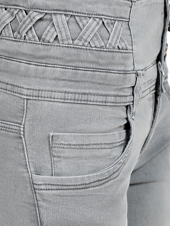 high rise button detail jean - 16604154 - Zoom Image - 5