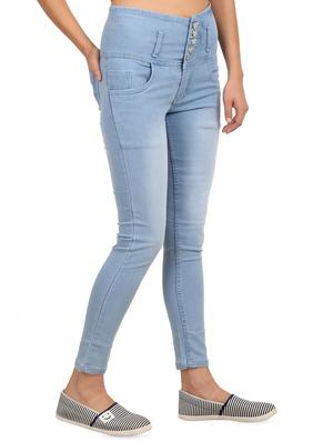 high rise stone washed jeans - 16604162 - Standard Image - 2