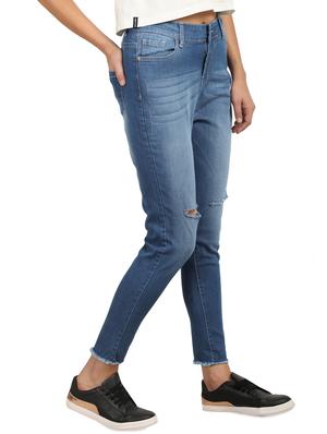 high rise stone washed jeans - 16604166 - Standard Image - 2