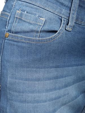 high rise stone washed jeans - 16604166 - Standard Image - 5