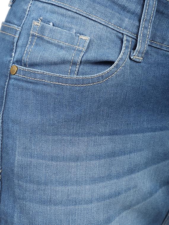 high rise stone washed jeans - 16604166 - Zoom Image - 5