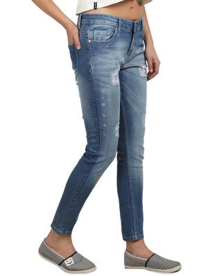 high rise distressed jeans - 16604174 - Standard Image - 2