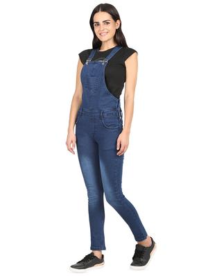 pocket patch stone washed dungaree - 16604279 - Standard Image - 2