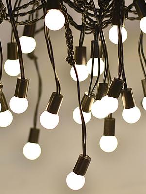 yellow ball shape string light-30 bulb - 16604318 - Standard Image - 2