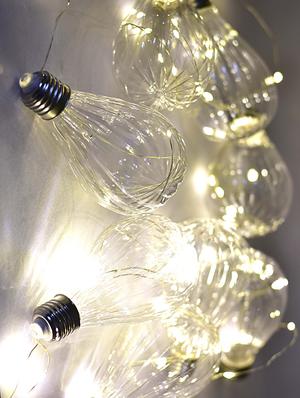 led copper wire big bulb shape decorative string light-8 bulbs - 16604319 - Standard Image - 2