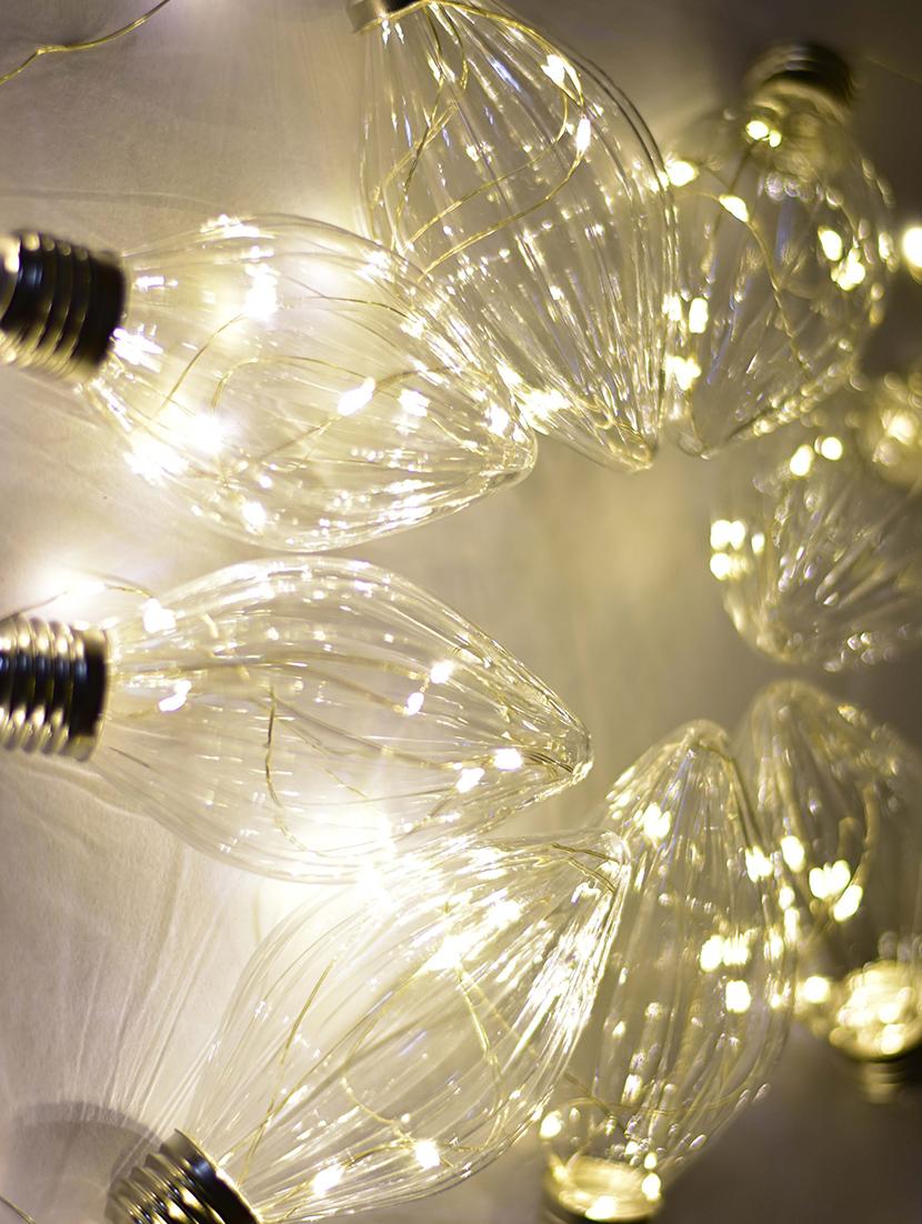 led copper wire conical bulb shape decorative string light- 8 bulb - 16604321 - Zoom Image - 2