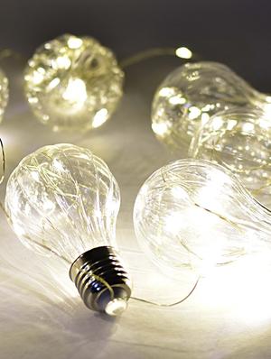 led copper wire regular bulb shape decorative string light- 8 bulb - 16604322 - Standard Image - 2