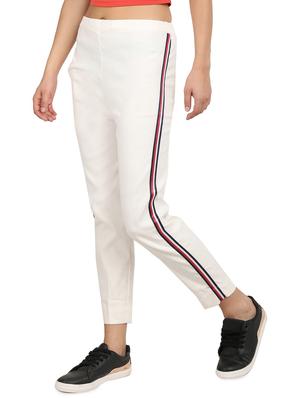 high rise side taped trouser - 16604400 - Standard Image - 2