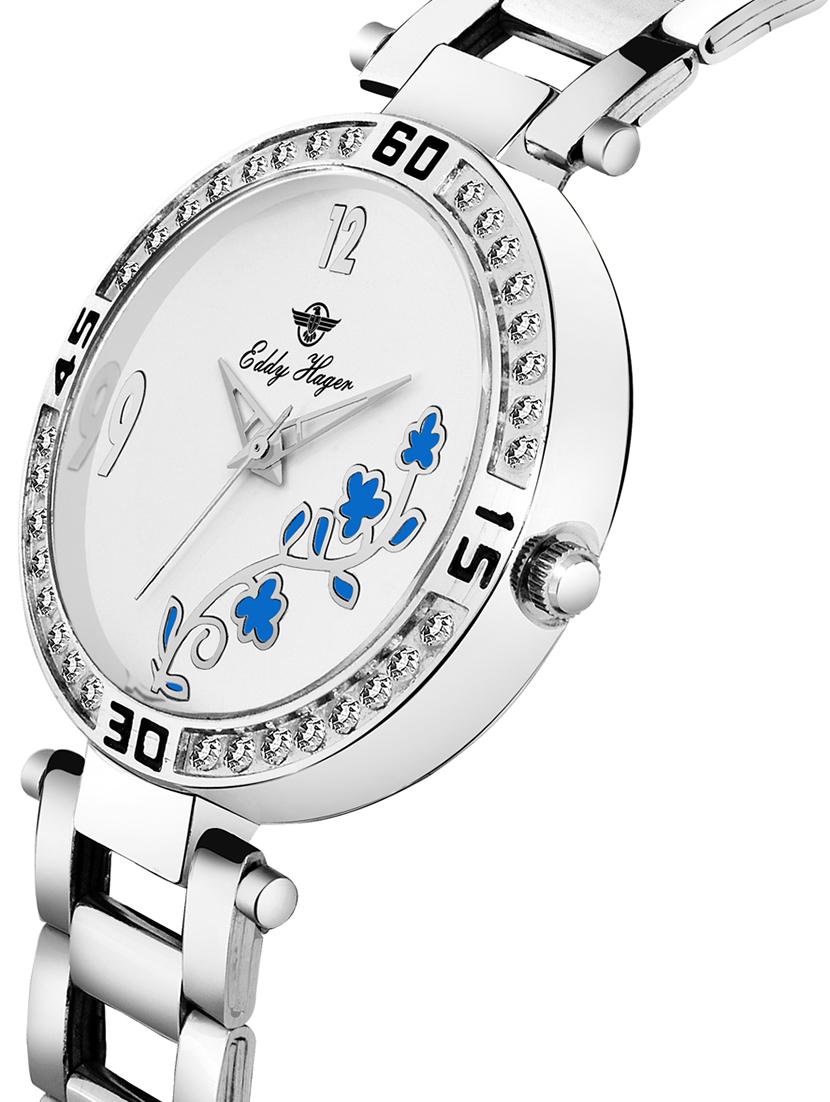 eddy hager round dial analog watch-(eh-416-wh) - 16604638 - Zoom Image - 2