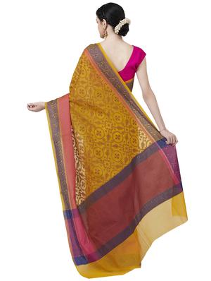 self-design banarasi saree with blouse - 16605524 - Standard Image - 2