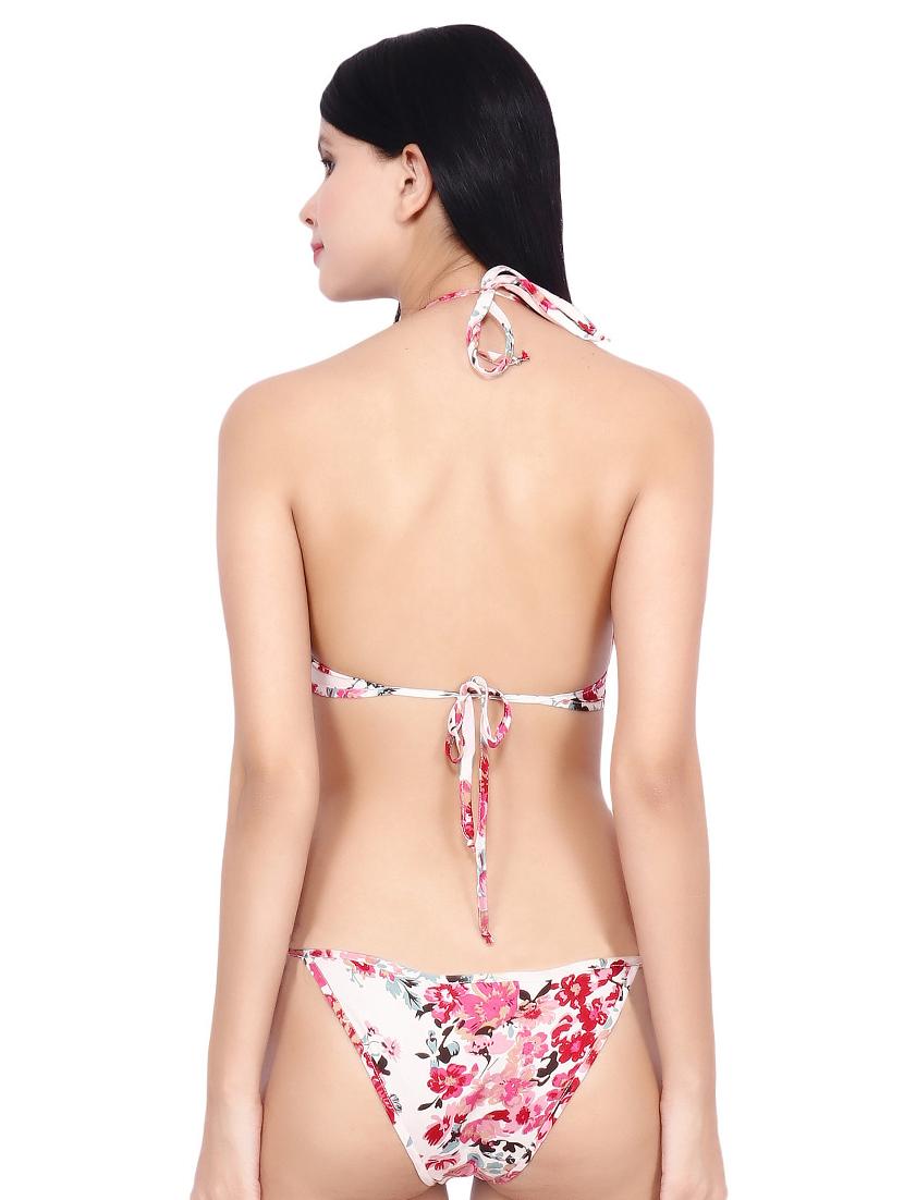tie knot detail floral bikini - 16605686 - Zoom Image - 2