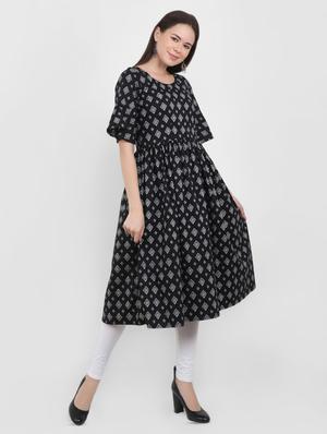 geometric printed anarkali kurta - 16605745 - Standard Image - 2
