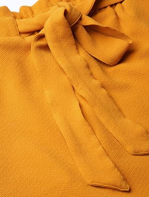 tie knot front straight skirt - 16605871 - Standard Image - 5