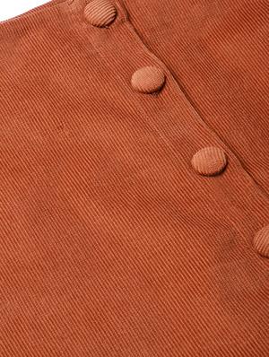 button detail wrap straight skirt - 16605872 - Standard Image - 5