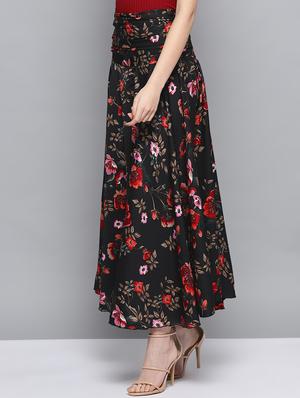 floral flared palazzo - 16605874 - Standard Image - 2