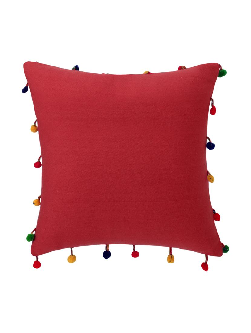 cotton multi lace cushion cover (pack of 2 pcs) - 16605929 - Zoom Image - 2